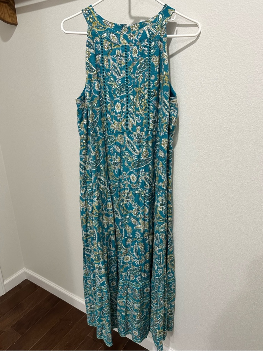 J Jill dress, size M, long, sleeveless and tiered. NWT